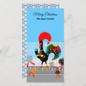 Portugese Han Geschenken en Knikkerparade Feestdagenkaart (Voorkant / Achterkant)