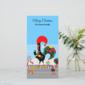 Portugese Han Geschenken en Knikkerparade Feestdagenkaart (Staand voorkant)