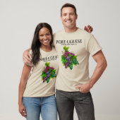 Portugese havenwijnkelderdruivenillustratie grappi t-shirt (Unisex)