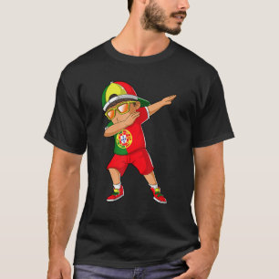 Portugese Jongen Dabbing Dans Portugal Roots Erfgo T-shirt