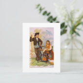 Portugese jongen + meisje briefkaart (Staand voorkant)