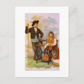 Portugese jongen + meisje briefkaart