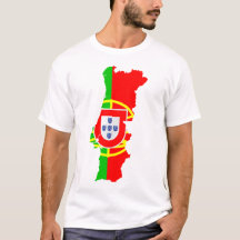 Portugese kaart en vlag