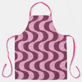Portugese kasseisteen straatgolven in roze schort (Voorkant)