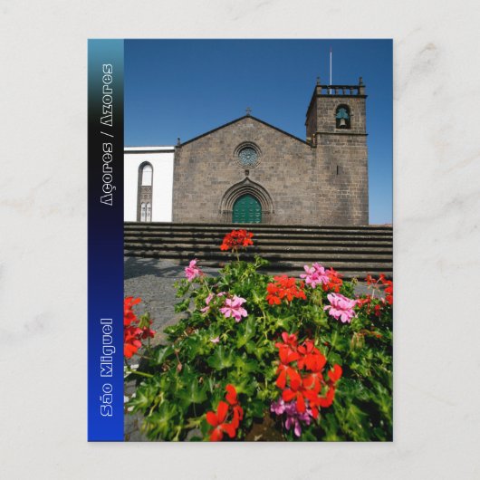 Portugese kerk briefkaart (Voorkant)