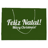 Portugese kerstcadeauzak groot cadeauzakje (Achterkant)