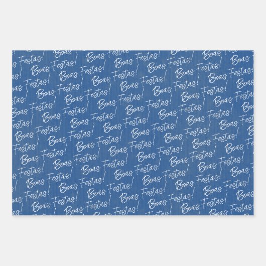 Portugese Kerstmis Inpakpapier Vel (Voorkant 3)