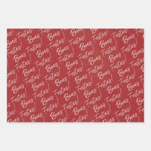 Portugese Kerstmis Inpakpapier Vel (Voorkant 2)