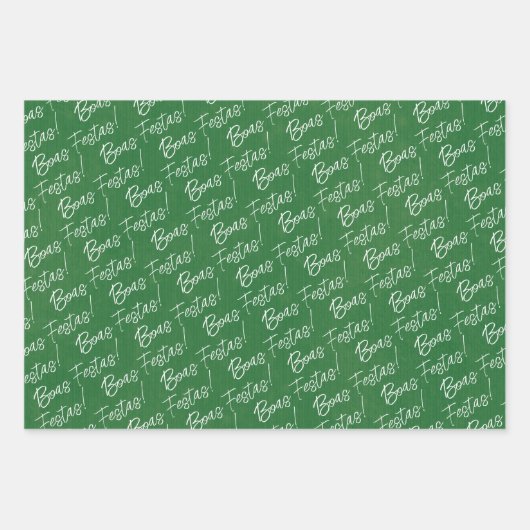 Portugese Kerstmis Inpakpapier Vel (Voorkant)