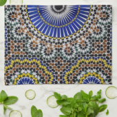 Portugese keukenhanddoeken patroon azulejo (Gevouwen)