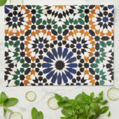 Portugese keukenhanddoeken patroon Azulejo Mediter (Gevouwen)