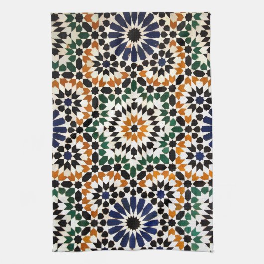 Portugese keukenhanddoeken patroon Azulejo Mediter (Verticaal)