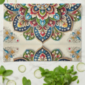 portugese keukenhanddoeken waterverf (Gevouwen)