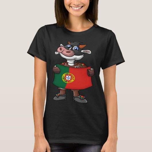 Portugese Koe Fan T-shirt (Voorkant)