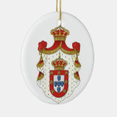 Portugese koninklijke wapenschild keramisch ornament (Rechts)