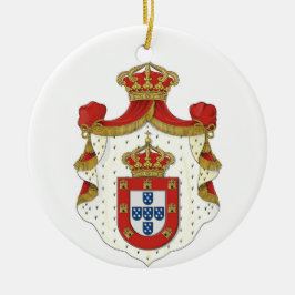 Portugese koninklijke wapenschild keramisch ornament