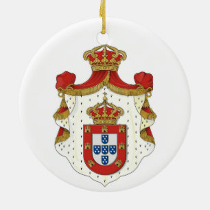 Portugese koninklijke wapenschild keramisch ornament