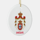 Portugese koninklijke wapenschild keramisch ornament (Rechts)