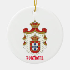 Portugese koninklijke wapenschild keramisch ornament