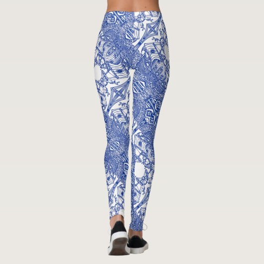 Portugese kunst leggings (Achterkant)
