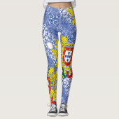 Portugese kunst leggings (Voorkant)