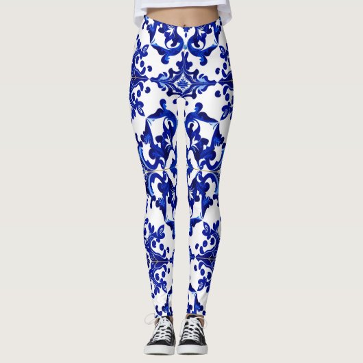 Portugese leggings met krulwerk (Voorkant)