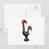 Portugese Lucky Rooster Briefkaart (Voorkant / Achterkant)
