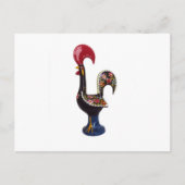 Portugese Lucky Rooster Briefkaart (Voorkant)