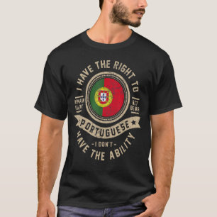 Portugese Mannen en vrouwen T-shirt