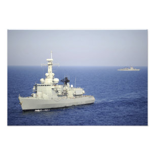 Portugese marine frigate NRP Bartolomeu Dias Foto Afdruk