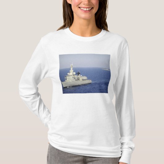 Portugese marine frigate NRP Bartolomeu Dias T-shirt (Voorkant)