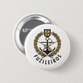 Portugese marine Marines "Fuzileiros" Ronde Button 5,7 Cm (Voorkant /achterkant)