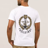 Portugese marine Marines "Fuzileiros" T-shirt (Achterkant)