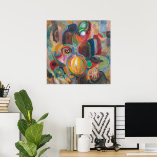 Portugese Markt Sonia Delaunay Poster