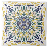 Portugese Middellandse Zee Tegeltje (Voorkant)