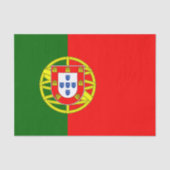 Portugese mode, Portugese Vlag tissuepapier (Voorkant)