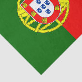 Portugese mode, Portugese Vlag tissuepapier (Detail)