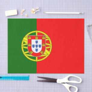 Portugese mode, Portugese Vlag tissuepapier