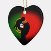 Portugese moederschap keramisch ornament (Links)