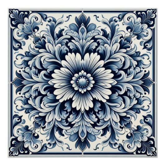 Portugese ontwerp perfect poster (Voorkant)