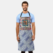 Portugese ontwerpen All-Over Print schort (Gedragen)