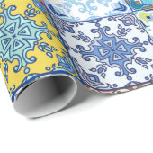 Portugese ontwerpen cadeaupapier (Rol Hoek)