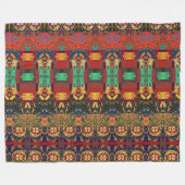 Portugese ontwerpen fleece deken (Voorkant (Horizontaal))