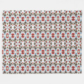 Portugese ontwerpen fleece deken (Voorkant (Horizontaal))