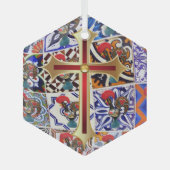 Portugese ontwerpen glas ornament (Voorkant)