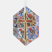 Portugese ontwerpen glas ornament (Voorkant links)