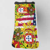 Portugese ontwerpen golfheadcover (Draai 90)