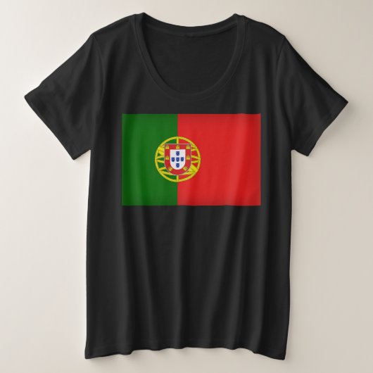 Portugese ontwerpen  grote maat t-shirt (Design voorkant)