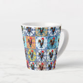 Portugese ontwerpen latte mok (Rechterhoek)
