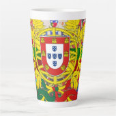 Portugese ontwerpen  latte mok (Voorkant)